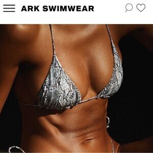 Ark Swimwear - Snake triangle swim top